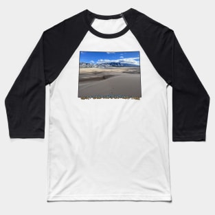 Colorado State Outline (Great Sand Dunes National Park) Baseball T-Shirt